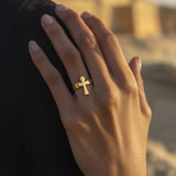 Ankh Gold Ring